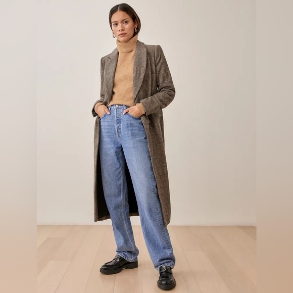 NWT Reformation Luisa Cropped Cashmere Turtleneck Sweater
Size XS
Color: Camel - Picture 6 of 8